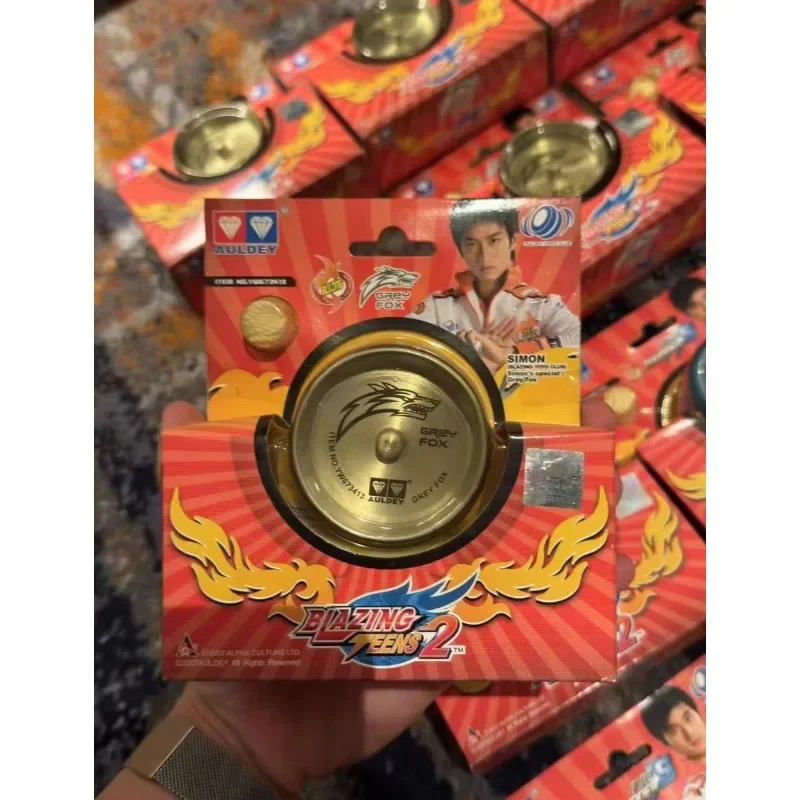 Collection KK Bearing Auldey YOYO Professional Contest yoyo Ball High Precision Game Special Props yo-yo Blazing Teen 2 grey fox