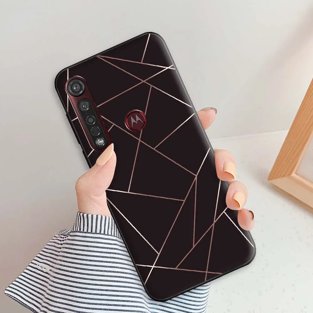 Sleek Matte Silicone Protective Case - Fashion TPU Back Cover for Motorola Moto G8 Plus, G8 Play & G8 Power