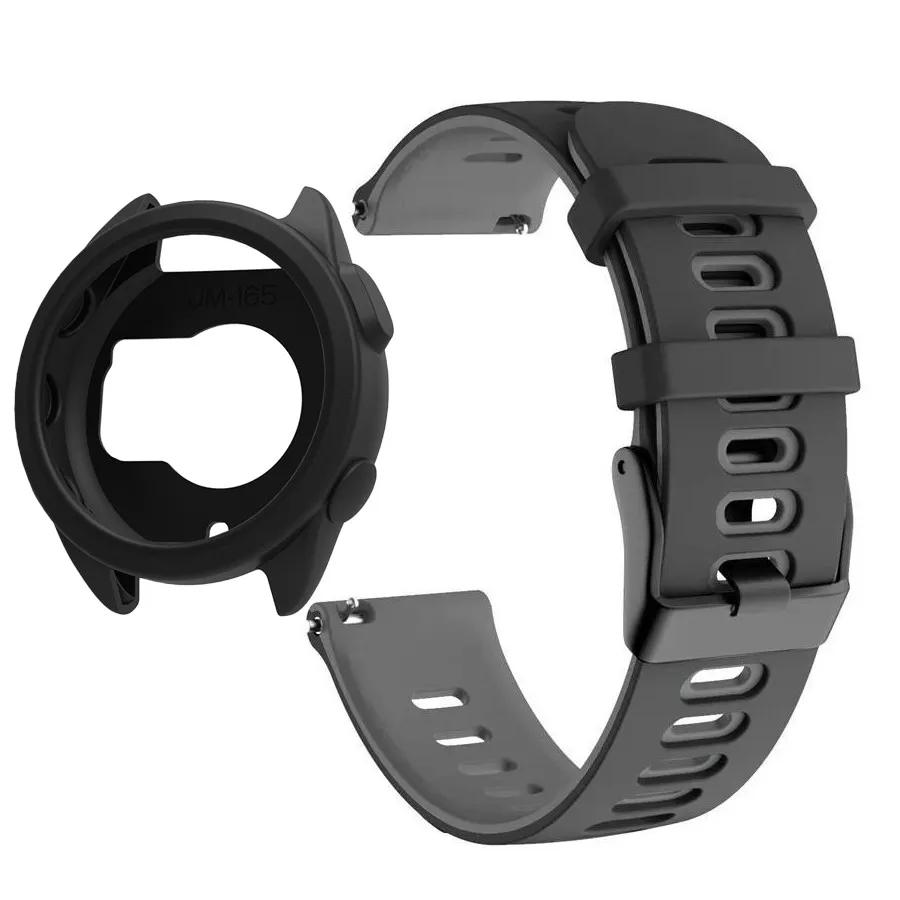 Silicone Sports Watch Band and Protective Cover Shell