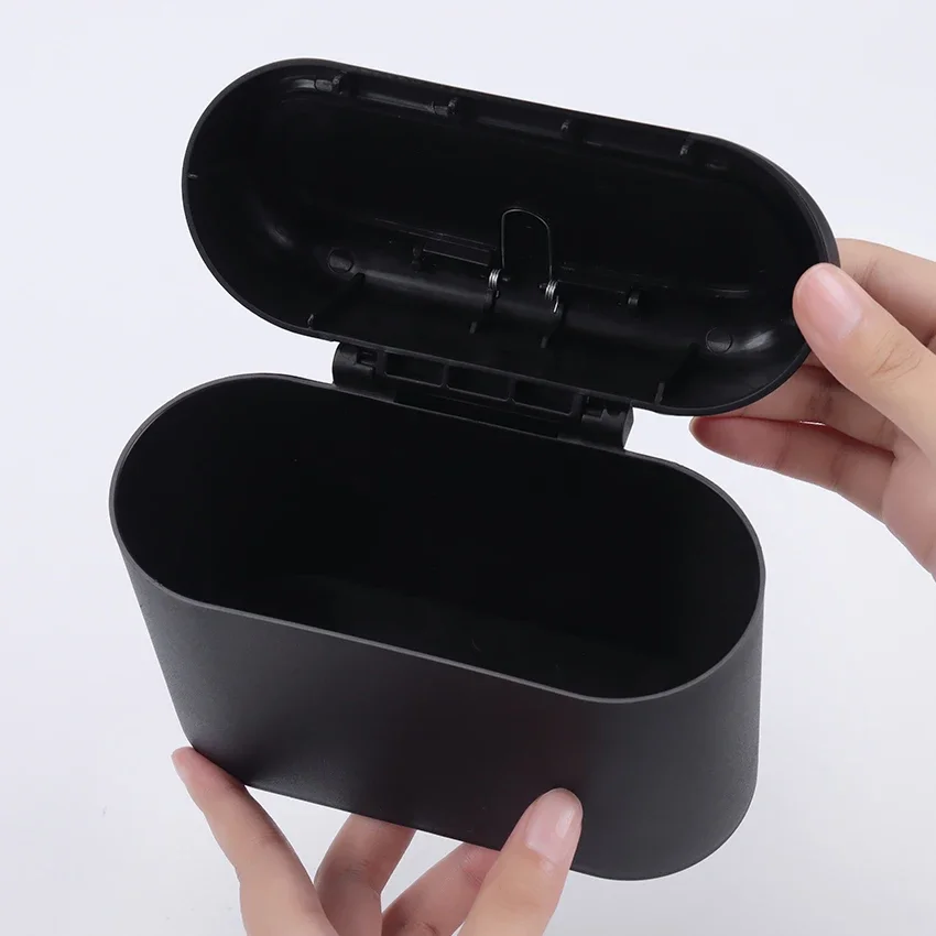 Multifunctional Car Storage Bin Car Waste Dust Box Garbage Truck Trash Can Hanging Tank Interior Accessories
