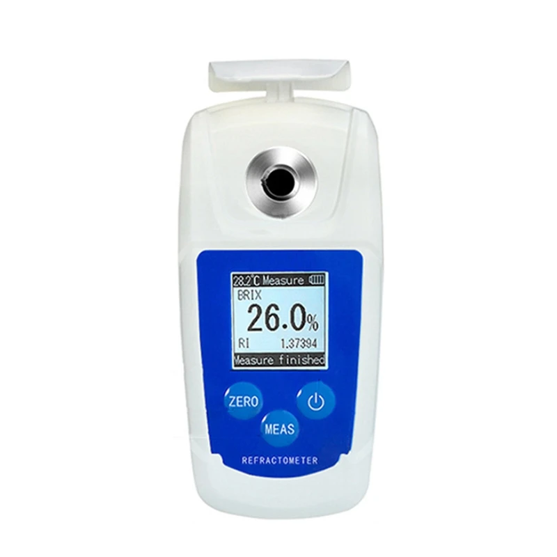 

Digital Refractometer Sugar Meter Refractometer Juice Drinks Measuring Range 0-55%