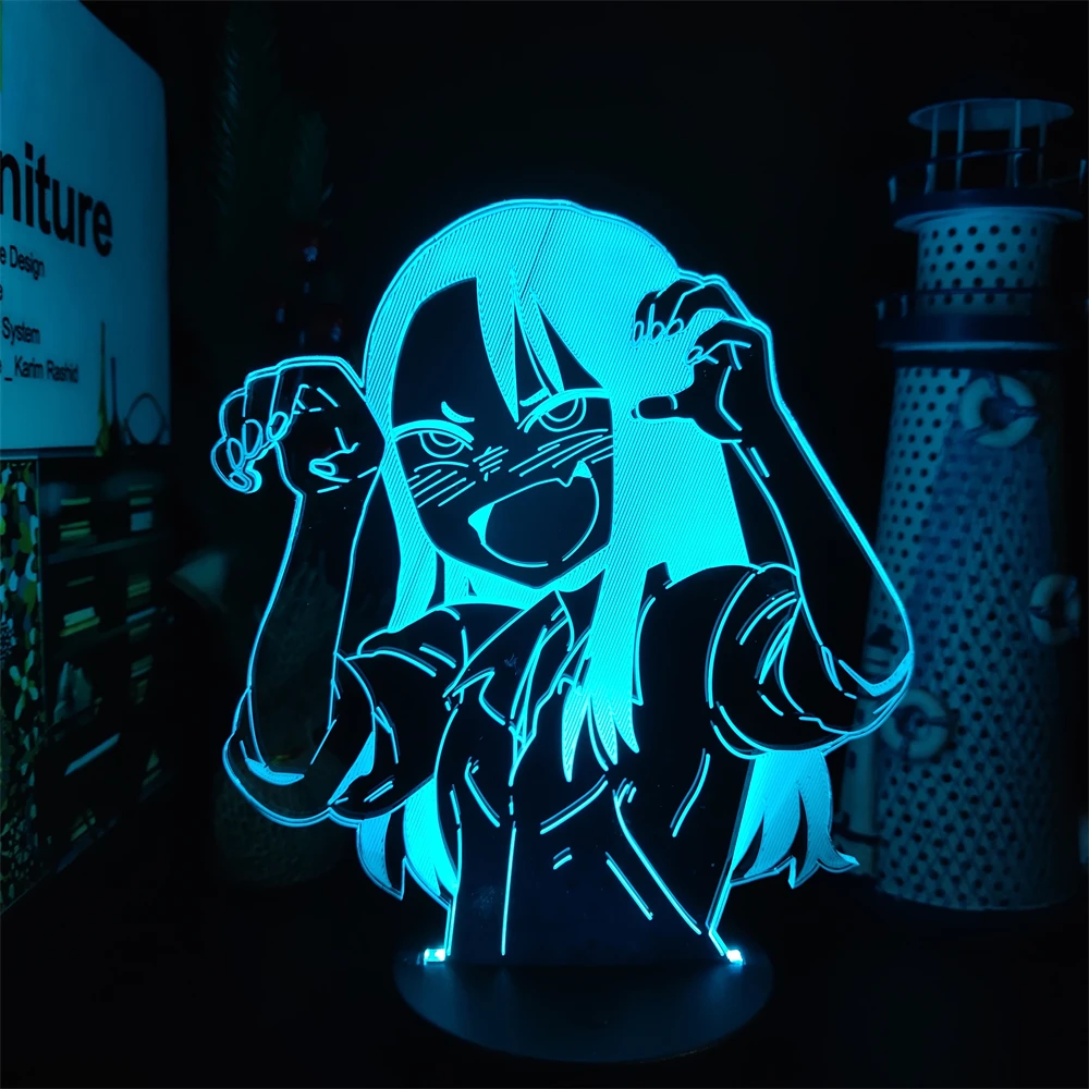 

Anime Figures NightLights DON'T TOY WITH ME MISS NAGATORO 3D Led Lampara Action Figures Toys Kids Gift Bedroom Decor Juguetes