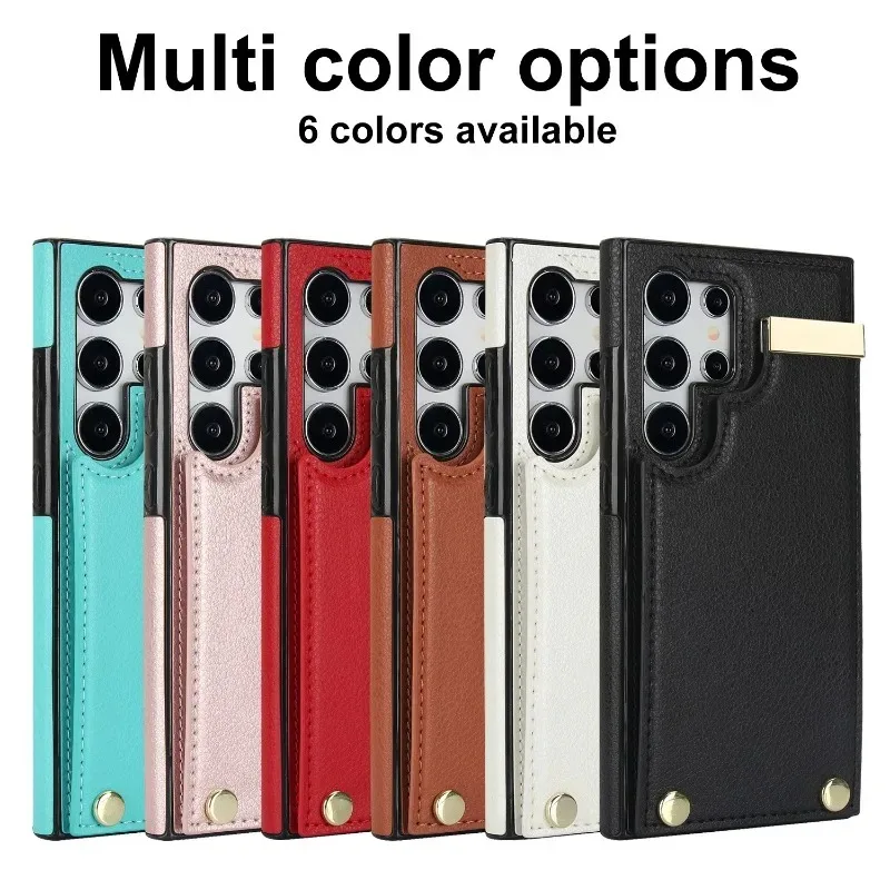 Elegant Leather Phone Case with Card Slot and Wallet Cover