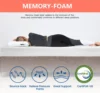5 Inch Gel Memory Foam Mattress Medium-Firm Mattress for Pressure Relief & Cooler Sleep Mattress for Kid Adults CertiPUR-US Cert 3