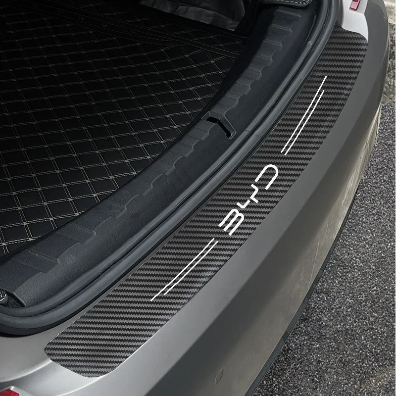 자동차 탄소 섬유 문짝 씰 스티커, BYD DOLPHIN EA1 2023 문턱 페달, 스크래치 방지, 실내 장식 액세서리