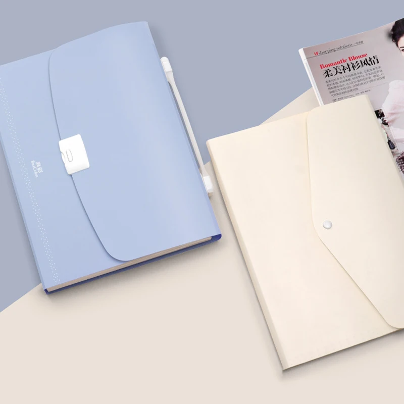 A4 Paper 13 Grids Folder Handheld Multi function File Folder Organ Box ...