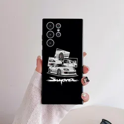 Japanese S - Supra Car Frosted Non - Slip Full Cover Phone Case - Samsung S22 (Z1)