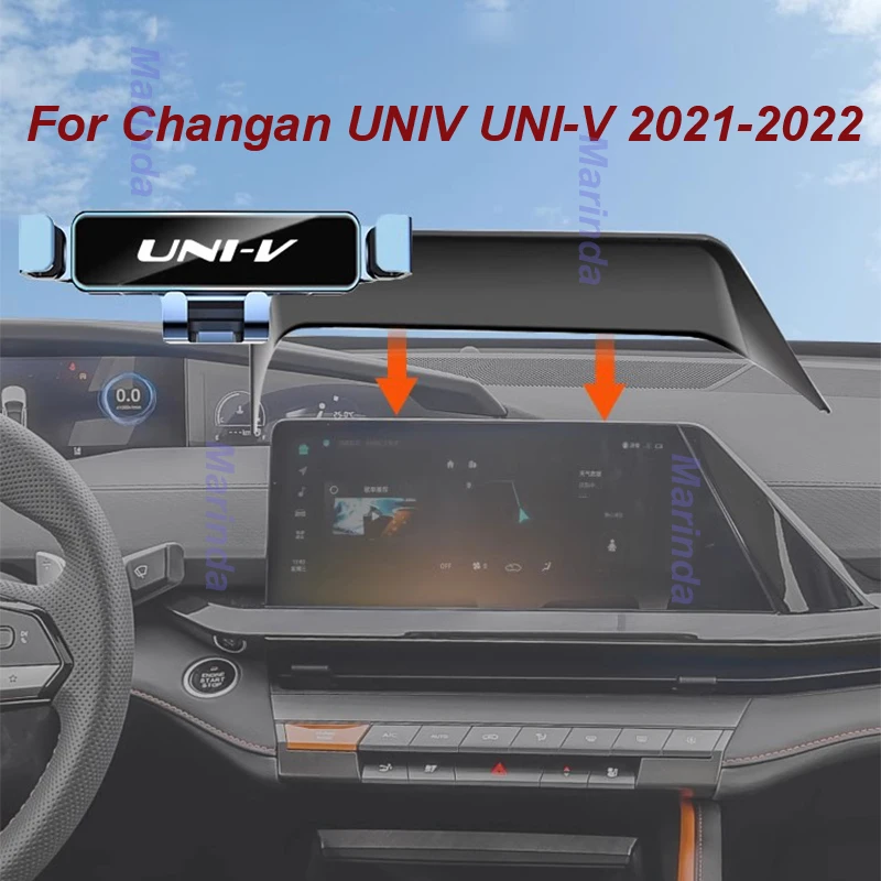 

Car Mobile Phone Mounts Holder for Changan UNIV UNI-V 2021-2022 Suspension Stand Screen Navigation Bracket Interior Accessories
