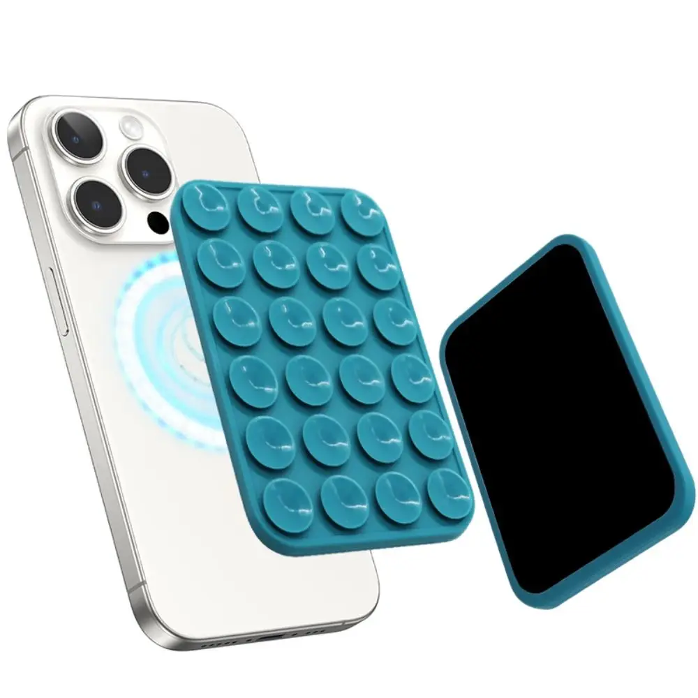 Magnetic Magnetic Suction Cup Phone Holder Silicone Bracket Wall Mount Stand Durable Accessories for iPhone 12/13/14/15/16