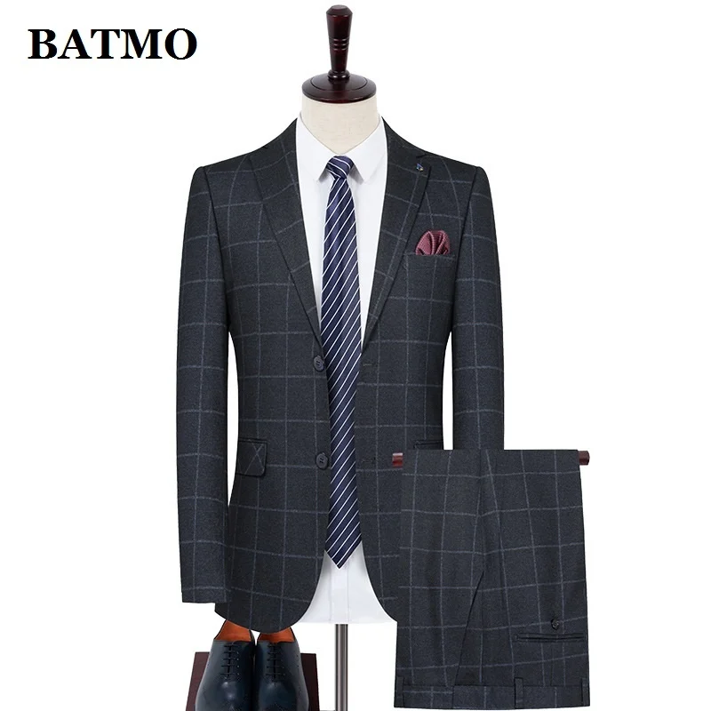 

2024 new arrival autumn high quality Plaid suits men, mens wedding suit ,plus-size S-XXXL 661