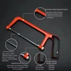 Mini Adjustable Junior Hacksaw, Portable Hack Saw with 3pcs hacksaw blades hoe garden tools ferramentas manuais profissional 3