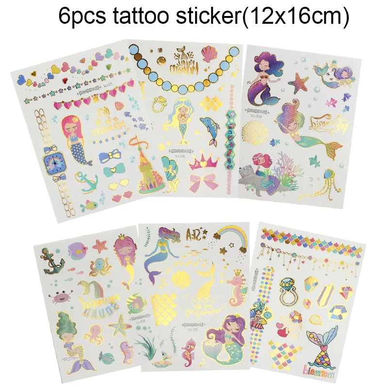 6pcs Stickers A