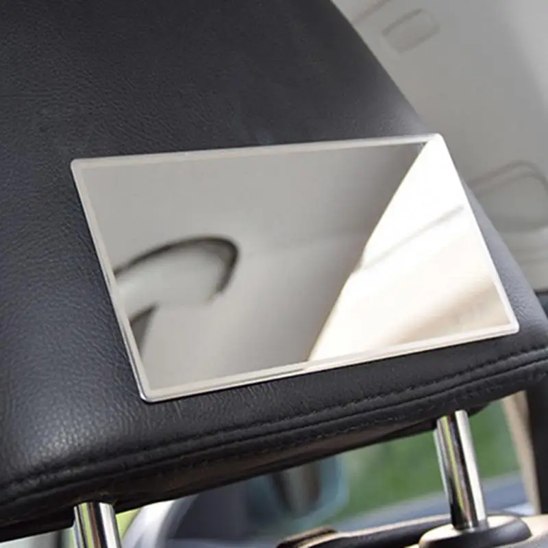 Car Visor Mirror Shatter-proof Mirror For Car Visor Self-adhesive Stainless Steel Auto Rearview Mirror Makeup Mirror For auto