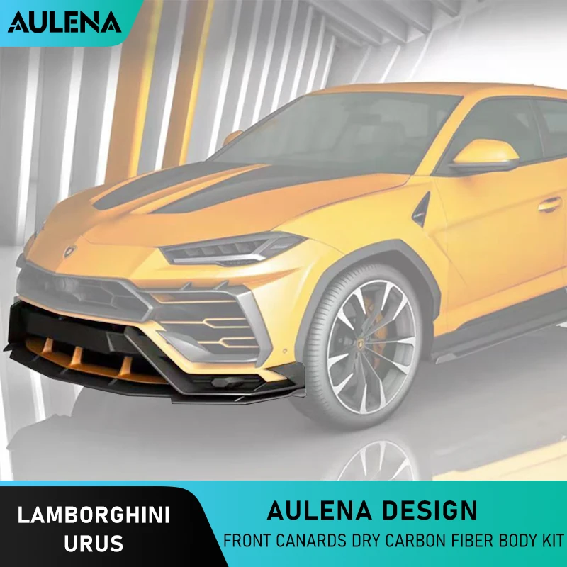 

Aulena Design Dry Carbon Fiber Body Kit Front Canards Dry Carbon For Lamborghini Urus High Performance Aero Kit