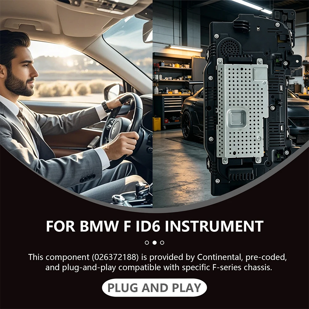 12.3인치 풀 LCD 디지털 계기판 BMW F30 F20 F10 ID6 네비게이션 대시보드 62108779089 6WB용