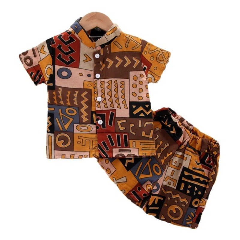 

New Summer Baby Clothes Suit Children Boys Casual Shirt Shorts 2Pcs/Sets Kids Outfits Toddler Sports Costume Infant Tracksuits