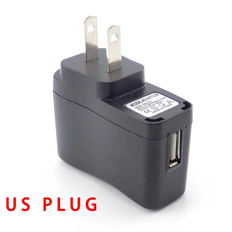 USB töltő 5V 0.5A 2A mikro falra  Váltóáram hogy Egyenáram töltés EU/US Univerzális áram Adapter Ajánlattétel 100V-240V kimeneti