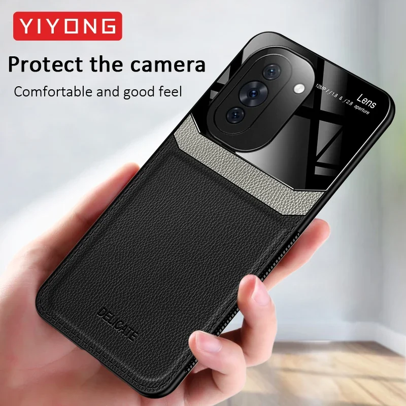 Yiyong-Étui En Cuir Avec Cadre Souple, Housse De Protection Pour Huawei Nova10, Nova 11, 11I, 11Se, 10, 10Se, 9, Se, 9Se, Nova11 Pro