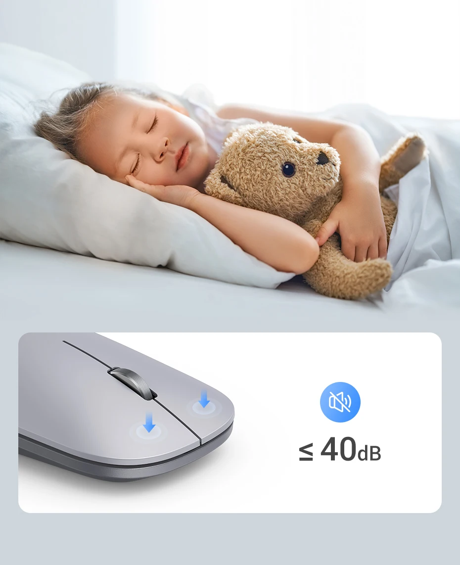 ugreen mouse sem fio bluetooth silencioso ratos dpi esquerda mão direita para macbook tablet computador portátil computador sem fio mouse