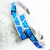 JLZ-007  Distinctive Blue Opal Bracelets & Bangles for Women in Jewelry OL Style Party Accessories 1