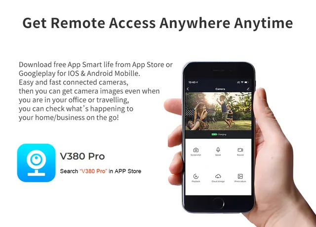 Android V380 App Ip Camera V380 Play Store Buy V380 8MP 4K Dual