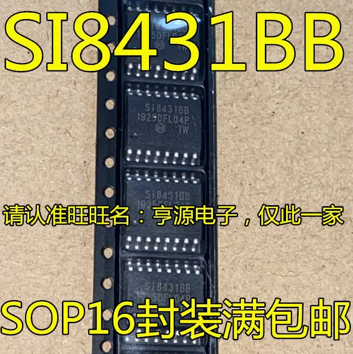 

Бесплатная доставка, флэш-память SI8431BB SI8431AB SI8431 SOP16IC, 5 шт.