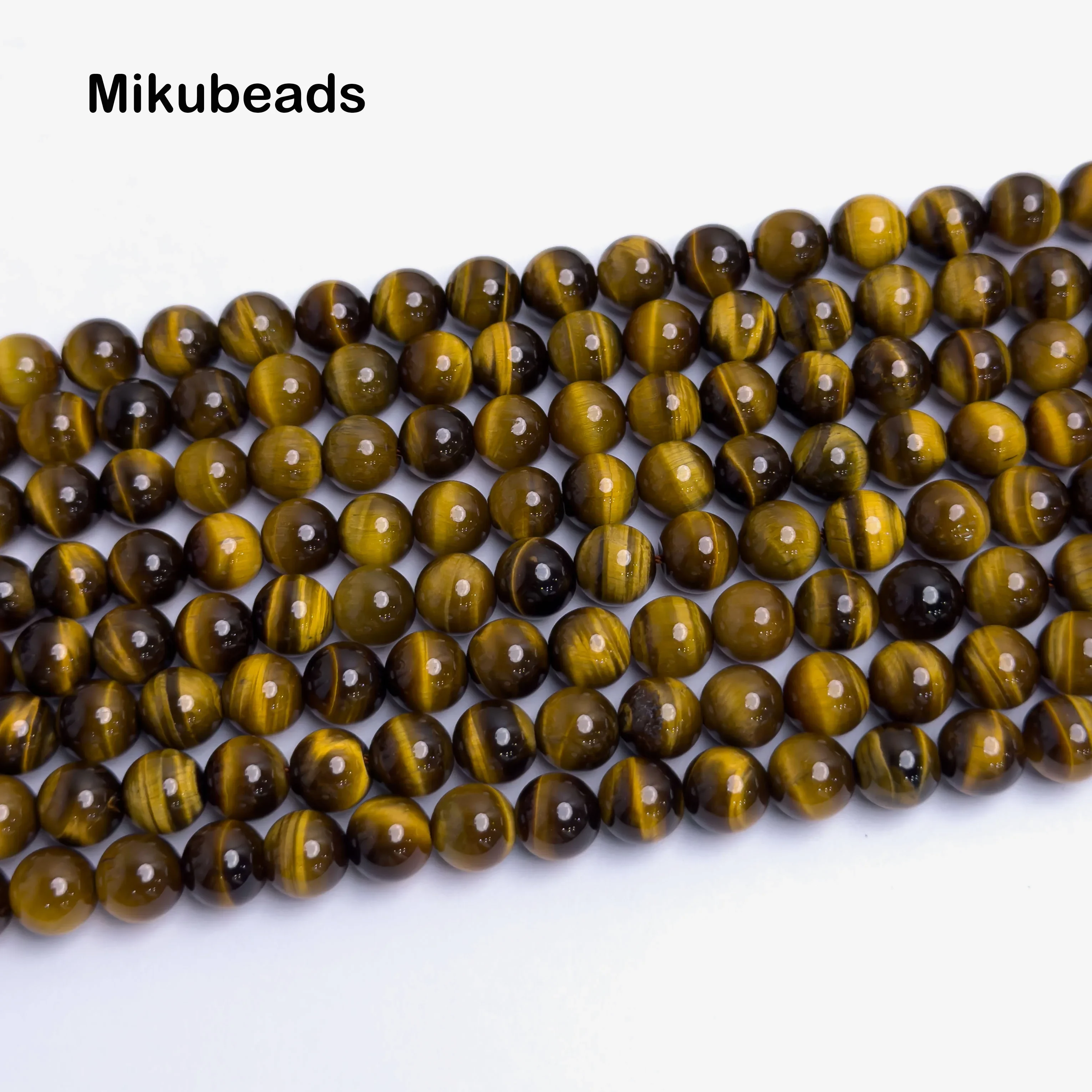 8MM Beads for Jewelry Making Natural Tiger's Eye Stone for Bracelets Home  Decoration DIY Round Loose Beads for Women - AliExpress