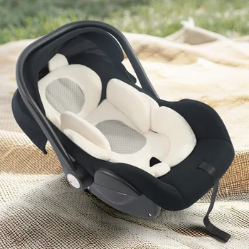 Protezione per Culla Neonato, Cuscino per Seggiolino Passeggino, Inserto per Seggiolino Auto, Spesso, Morbido e Lavabile, Imbottitura Antiurto per Viaggi con Bambini