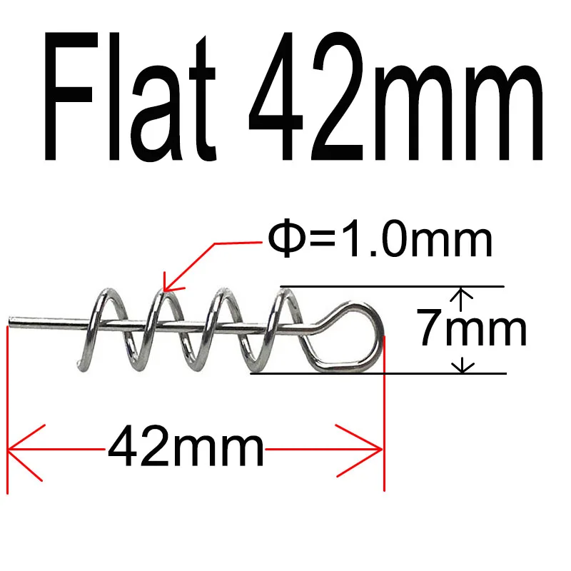 Enhanced Stainless Steel Fishing Spring Lock Connectors (20/50/100 pcs)