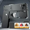 Folding Mobile Phone Soft Bullet Launcher Shell Throwing Child Simulation Toy Gun Boy Soft Bullet Gun Can Be Launched Model 4