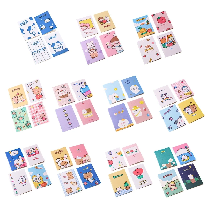 

Mini Memo Pad Notebook 16 Sheets Not Bleeding for Student Recording Writing