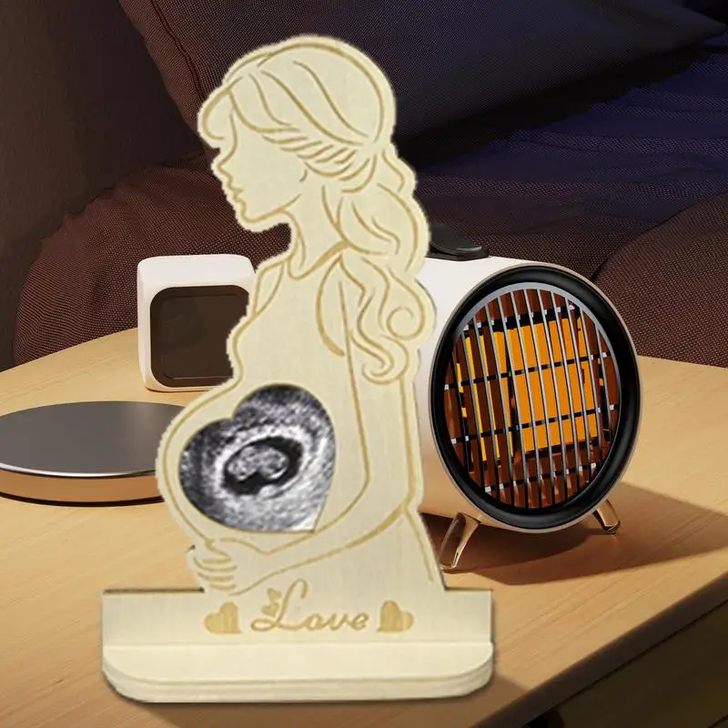 Elegant Wooden Sonogram Picture Frame for Ultrasound Photos