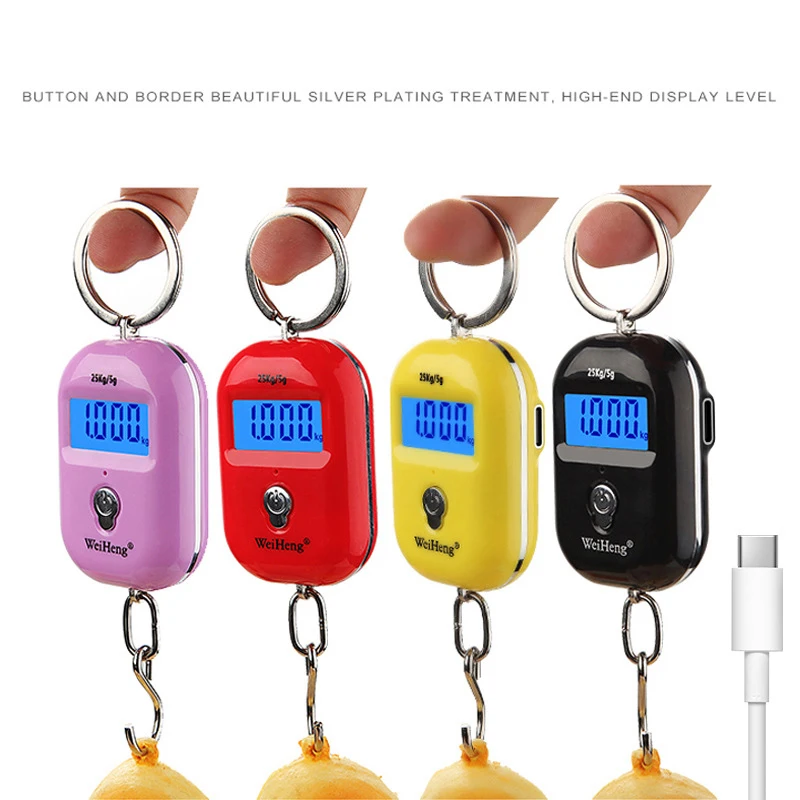 

Компактные подвесные весы, портативные электронные цифровые весы 25 кг