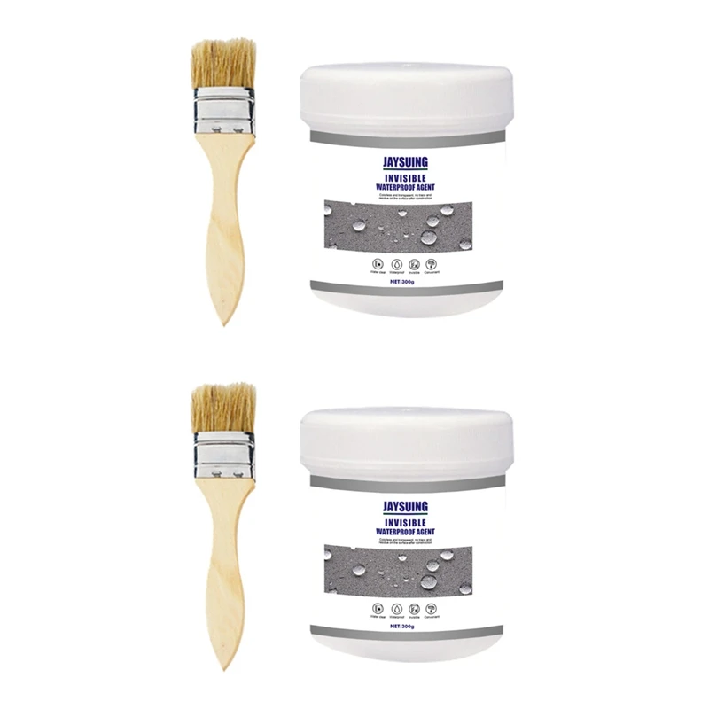 

Прозрачный водонепроницаемый клей Jaysuing 2X плюс кисть водонепроницаемый герметичный герметик на водной основе герметик против утечки с кисточкой-A