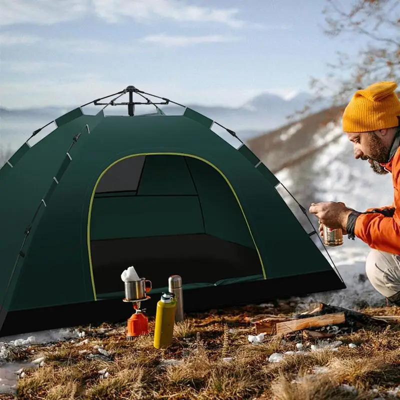 Pop Up Tent 1-2 Person Camping Tent Easy Instant Setup Protable Backpacking Sun Shelter For Travelling Hiking Field Camping camping tent portable tent