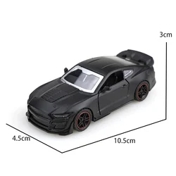 Die - Cast 1:43 Mustang GT Racing Car Toy Model - Premium Alloy Vehicle (Mustang Black)