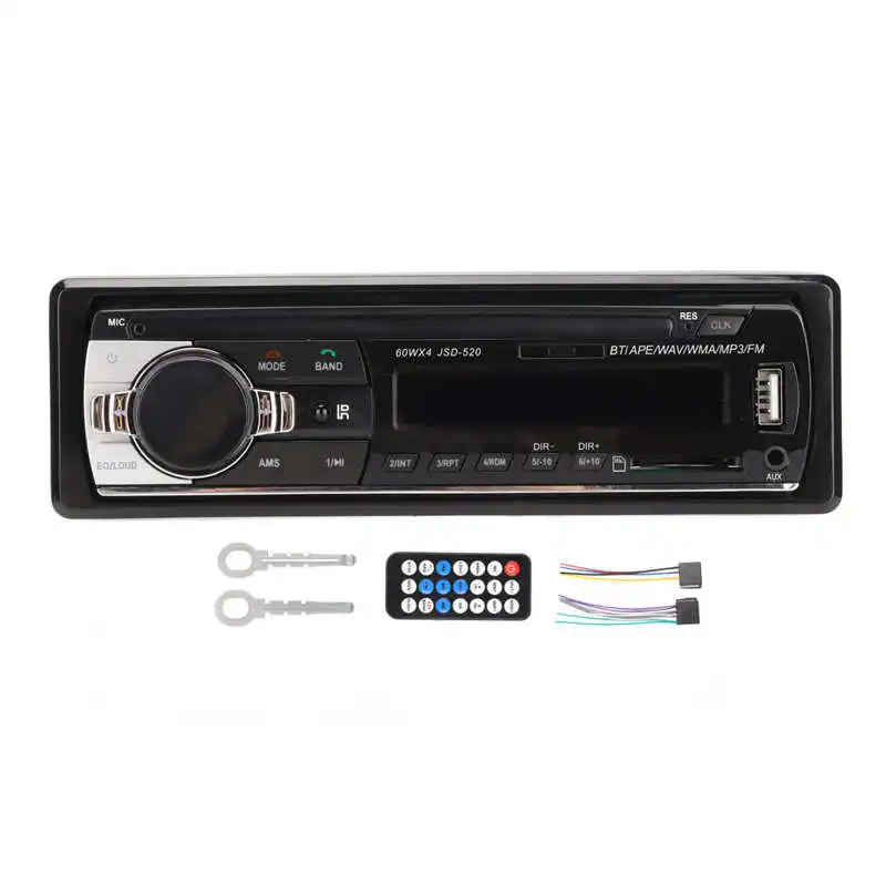 Автомобильный mp3 радиоприемник с голосовым управлением и светодиодным дисплеем