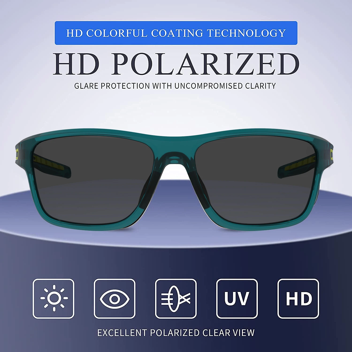 Polarized Sports Sunglasses Men Women Fishing Running Cycling Golf Driving