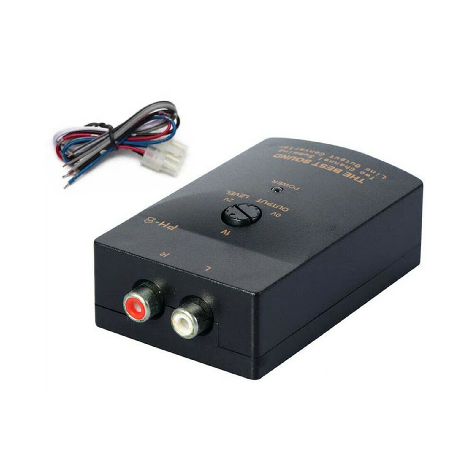 

2V Car Audio Speaker High to Low Level Line Output Converter Adapter Connector Car Stereo Converter 50W 1A Auto Accessories