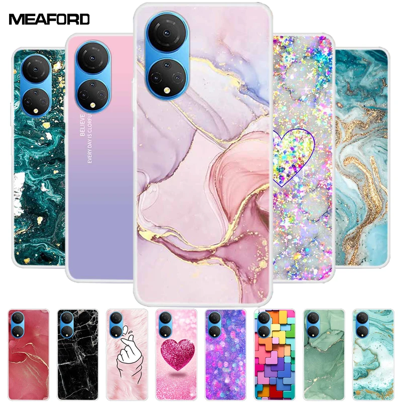 Per Custodie Honor X7 Custodia Morbida In Marmo Tpu Trasparente Per Huawei Honor X7 Cover Posteriori Honor X7 Cma-Lx2 Protezione Antiurto Coque