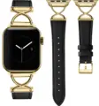 Black gold buckle