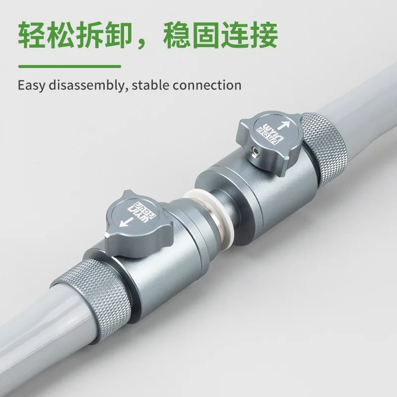 Aquarium inlet and outlet quick connect water pipe ball valve connection regulator fish tank filter water flow controller 4