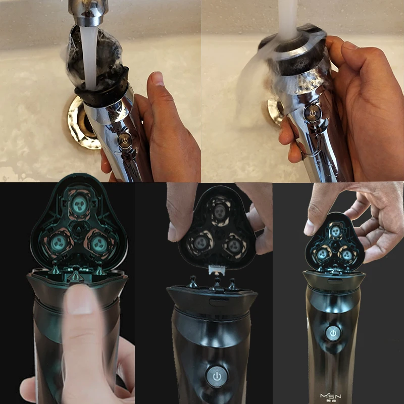 Youpin SOEYE Electric Shaver Replacement head for Men electric razor head IPX7 Waterproof cutter head beard trimmer Accessories 3
