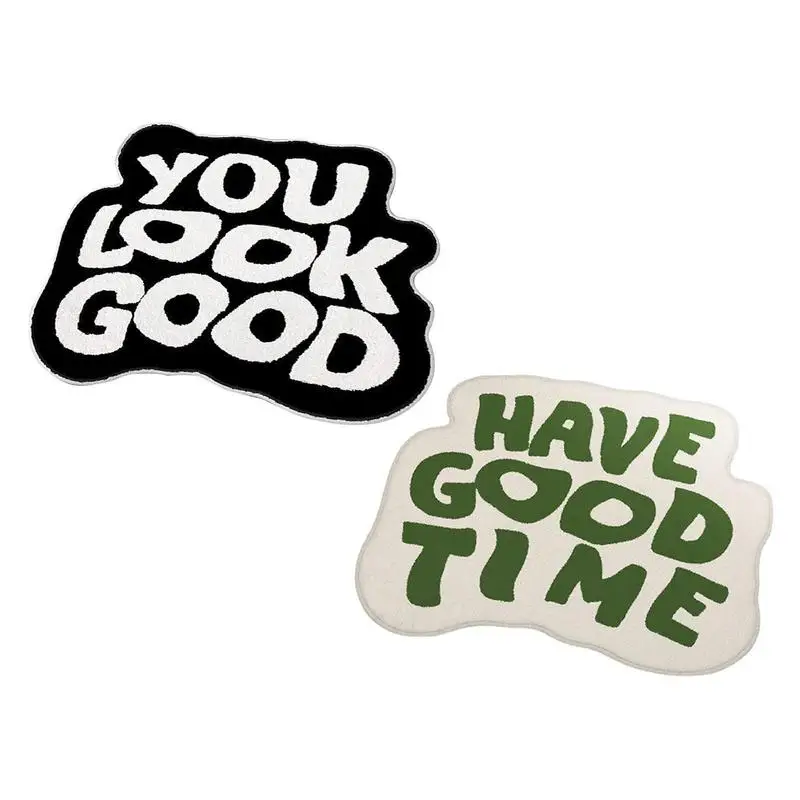 

Супервпитывающий коврик для ванной, персонализированный смешной коврик для ванной комнаты с буквами, моющийся нескользящий коврик для входной двери, товары для дома