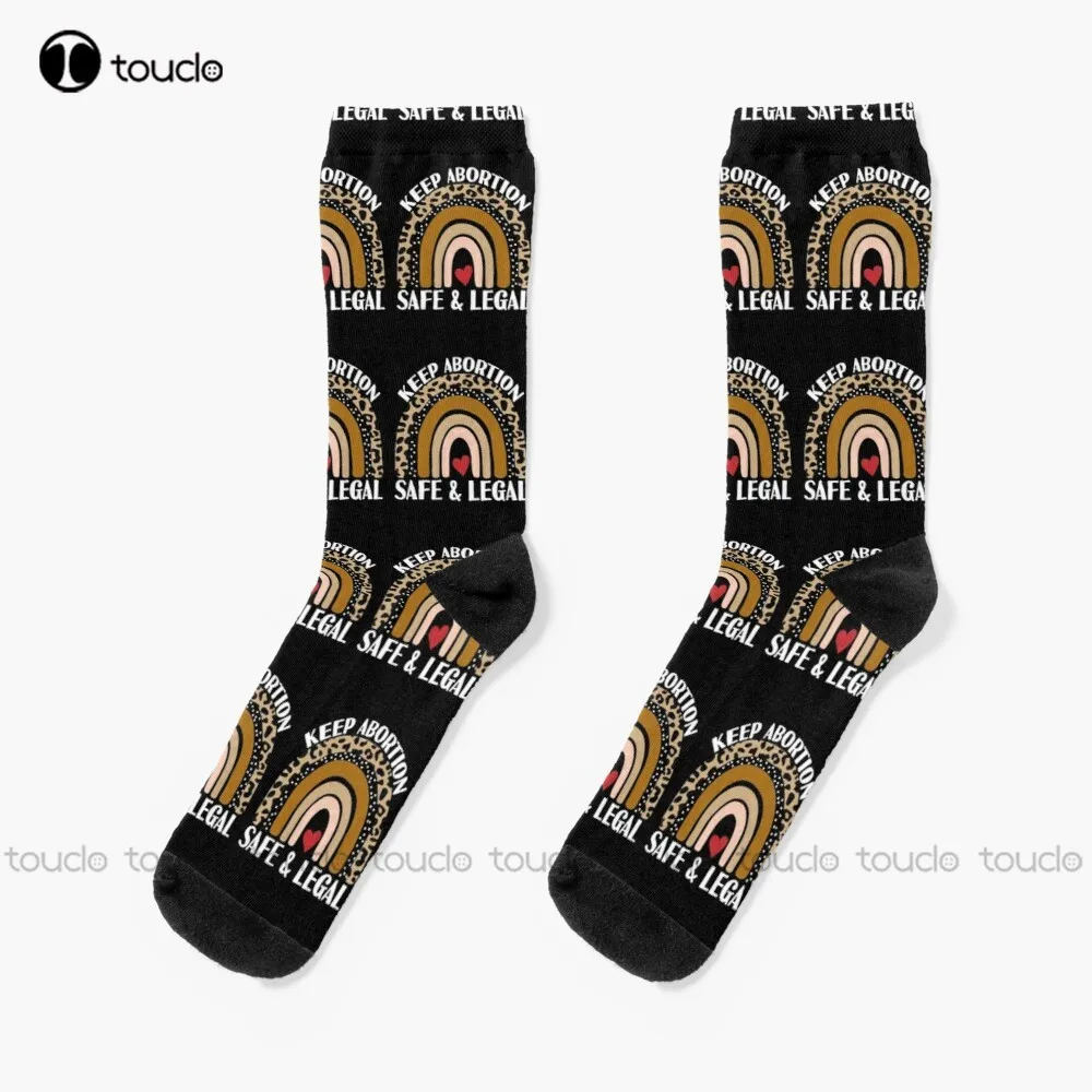 

Keep Abortion Safe And Legal Socks Men'S Athletic Socks Fashion Creative Leisure Funny Art Abstract Oil Painting Socks Cartoon