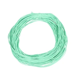Colorful Braided Elastic Cord for Jewelry Crafting and DIY Accessories - 25 Yards (Blue Green)