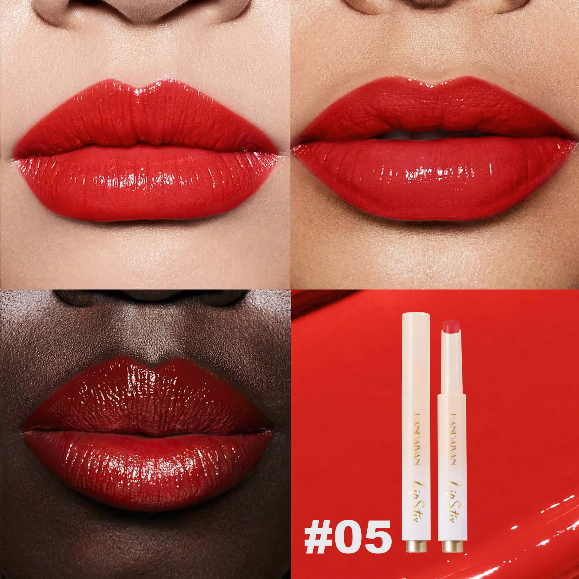 Press Lipstick Nude Jelly Pink Moisturising Mirror Water Lip Gloss Tint Waterproof Non-stick Cup Long Lasting Lipstick Makeup 4