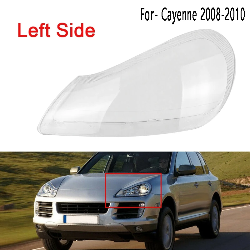 

Крышка передней фары автомобиля, прозрачная крышка объектива, головная лампа, стеклянная крышка объектива для Porsche Cayenne 08-10