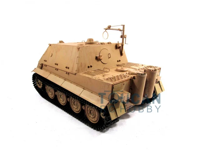 Mato 1/16 RC Metal Chassis Sturmtiger RTR Tank Infrared 6688 Strong Tiger W/ Battery Charger Speaker Simulation Model TH00683 3