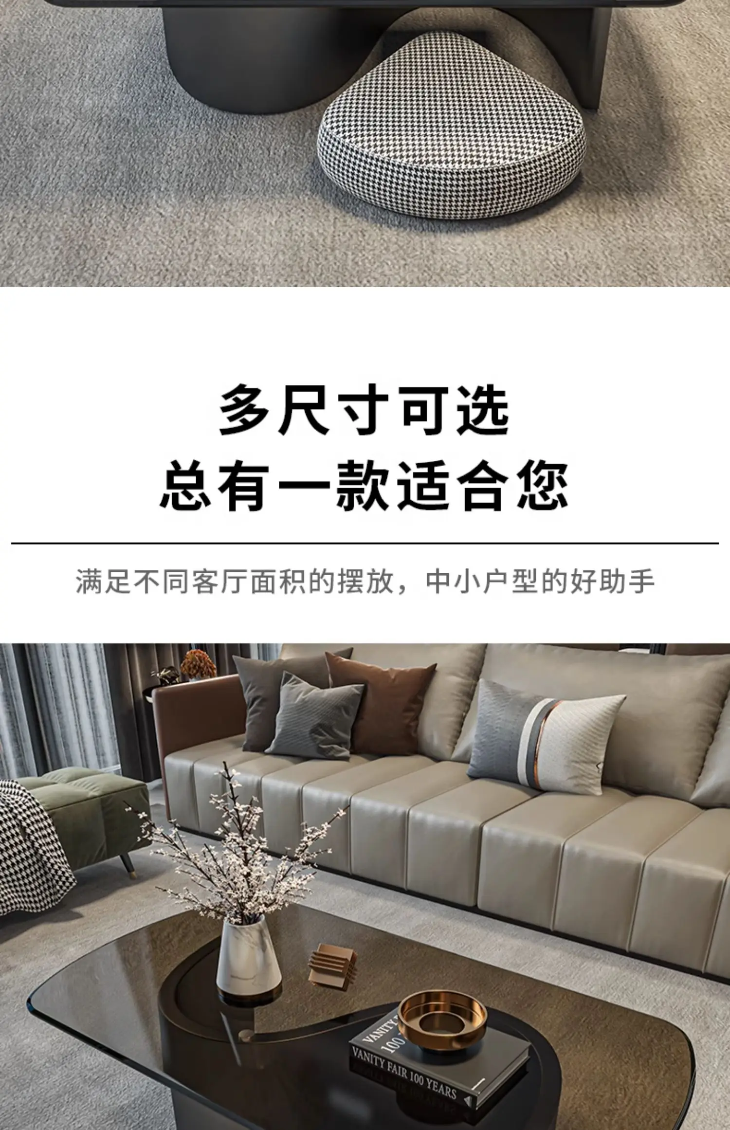 Service Dinner Coffee Table Center Mini Standing Space Saving Side Table Transform Organizer Couchtisch Lounge Suite Furniture